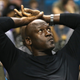 Michael Jordan watching a Charlotte Hornets game Nov. 1, 2015, in Charlotte, N.C.
Streeter Lecka/Getty Images